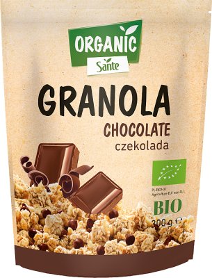 Sante Granola Organic z czekoladą  BIO