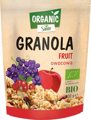 Sante Granola Organic z owocami BIO