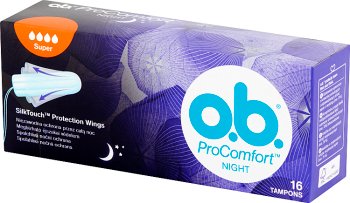 OB ProComfort Night Super Tampons