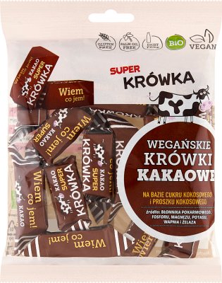 Super Krówka Krówki kakaowe bezglutenowe Bio