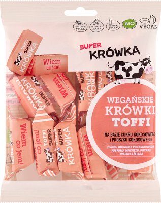 Super Krówka Krówki o smaku toffi bezglutenowe BIO