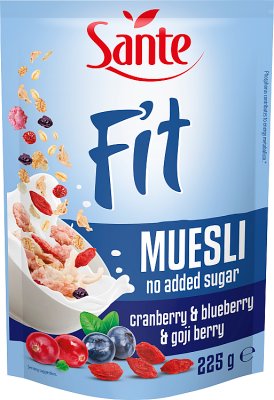 Sante Fit Whole grain cereal with cranberry & blueberry & goji berries