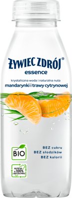 Żywiec Zdrój essence Napój niegazowany BIO o smaku mandarynki i trawy cytrynowej