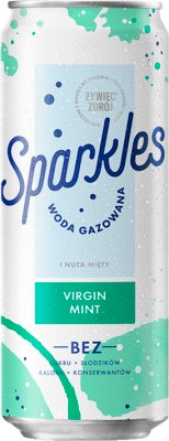 Żywiec Zdrój Sparkles Virgin Mint nuta Mięty woda gazowana