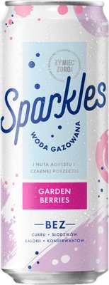 Żywiec Zdrój Sparkles Garden Berries hint of Gooseberry and blackcurrant sparkling water
