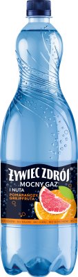 Żywiec Zdrój mocny gaz  z nutą pomarańczy i grejpfruta