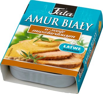 Fala Amur Biały w sosie musztardowym