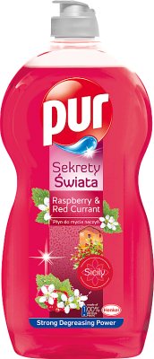 Pur Secrets of the World Raspberry and redcurrant dishwashing liquid