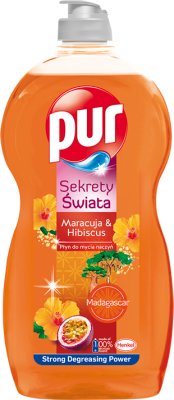 Pur Sekrety Świata Płyn do mycia naczyń Marakuja i Hibiskus