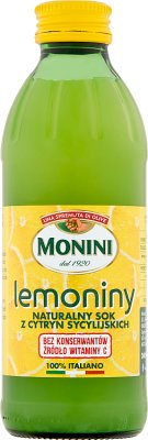 Monini Lemonine Ein natürlicher Saft aus sizilianischen Zitronen
