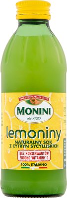 Monini Lemoniny Naturalny sok z cytryn sycylijskich