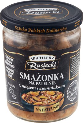 Spichlerz Rusiecki Smażonka na  patelnię z mięsem i ziemniakami