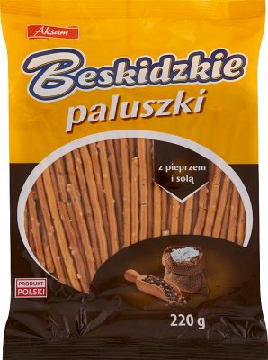 Aksam Beskidzkie Paluszki  z pieprzem i solą