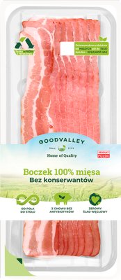 Goodvalley Geräucherter Speck 100% Fleisch ohne Konservierungsstoffe