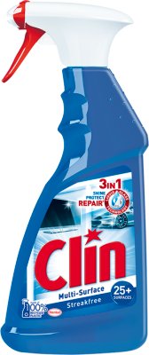 Clin Liquid zum Reinigen von Glas und anderen Oberflächen