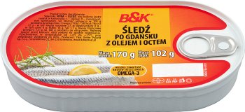 B&K Herring in Gdansk with oil and vinegar