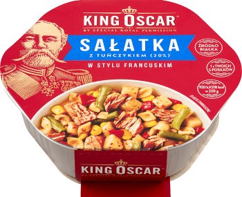 King Oscar Sałatka gotowa  do spożycia w stylu francuskim