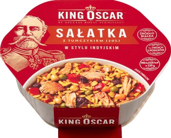 King Oscar Sałatka gotowa  do spożycia w stylu indyjskim