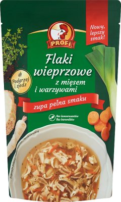 Profi danie gotowe Flaki wieprzowe z mięsem i warzywami