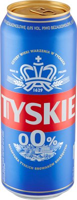 Tyskie безалкогольное пиво 0,0%