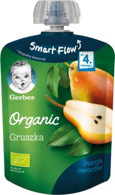 Gerber Organic Deserek Gruszka