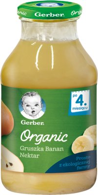 Gerber Organic Nectar Pear Banana