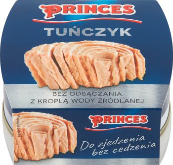 Princes Thunfisch ohne mit einem Tropfen Quellwasser abtropfen zu lassen