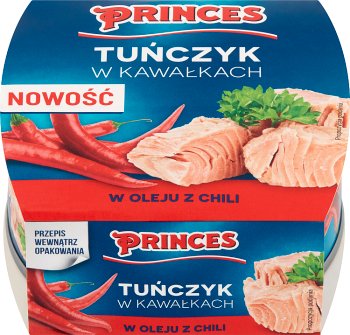 Princes Tuńczyk w kawałkach w oleju z chili