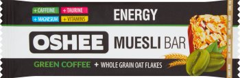 Oshee Energy Baton musli z orzechami i rodzynkami o smaku kawowym