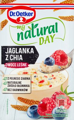 Dr. Oetker My Natural Day Jaglanka with chia forest fruit