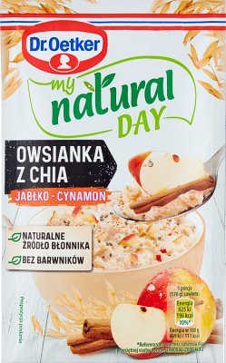 Dr. Oetker My Natural Day Owsianka  z chia jabłko-cynamon