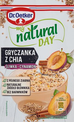 Д-р Гречневая крупа Oetker My Natural Day со сливой чиа и корицей