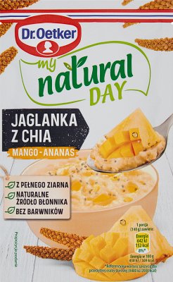 Dr. Oetker My Natural Day Millet with chia mango-pineapple