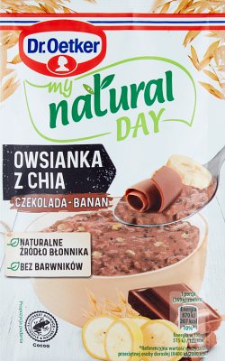 Д-р Oetker My Natural Day Каша с чиа шоколадно-банановая