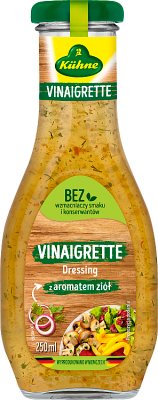 Kühne Dressing Vinaigrette mit Kräuteraromen