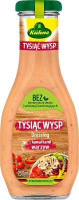 Kühne Dressing Tysiąc Wysp z kawałkami warzyw