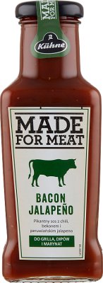 Kühne MADE FOR MEAT Bacon Jalapeño sauce