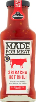 Kühne MADE FOR MEAT Sos Sriracha острый перец чили