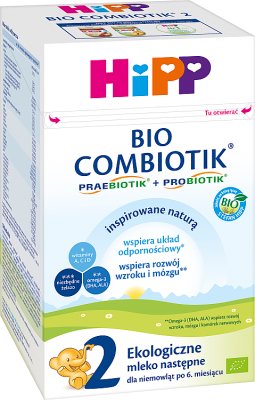 HIPP 2 BIO COMBIOTIK Ekologiczne mleko następne dla niemowląt