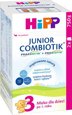 HIPP 3 JUNIOR COMBIOTIK Baby milk