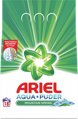 Ariel Mountain Spring Detergente en polvo para telas blancas y ligeras