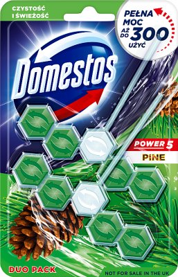 Domestos Power 5 Pine Kostka toaletowa 2x55 g
