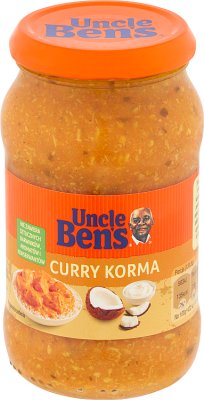 Uncle Bens Korma curry sauce