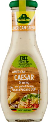 Kühne Dressing American Caesar with grated Italian Grana Padano DOP