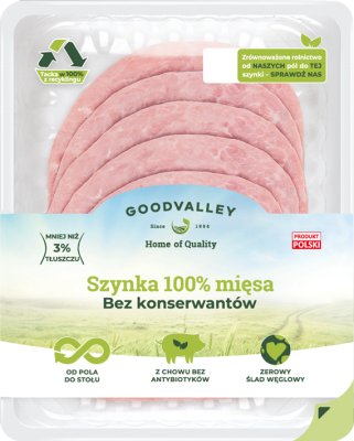 Goodvalley Szynka 100% mięsa bez konserwantów