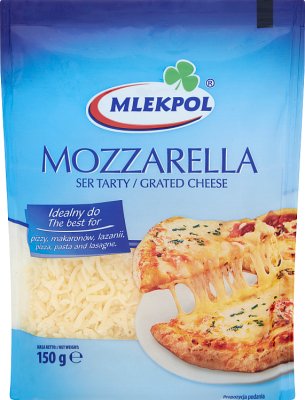 Geriebener Mzzarella-Käse von Mlekpol