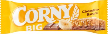 Corny BiG cereal bar with milk chocolate and bananas