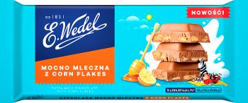 Wedel strong milk chocolate with conr flakes