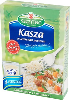 Szczytno kasza jęczmienna perłowa 4x100g