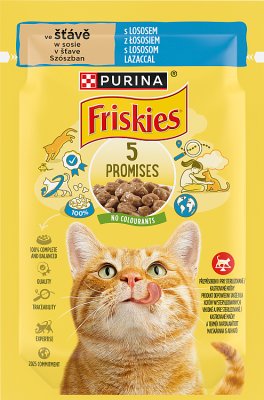 Purina Friskies karma dla kota w sosie z łososiem